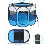 Foldable Pet Tent Playpen for Small Dogs & Cats - Portable & Breathable - Image 9