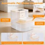 Automatic Pet Water Fountain with Dual-Tank Filtration and Remote Control - Image 3