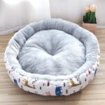 Cozy Padded Pet Bed for Dogs and Cats with Round Cotton Filling - Image 7