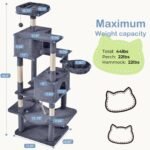 Multi-Level Cat Tree with Cozy Condos and Perches - Image 10