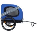 Large Folding Dog Bike Trailer - 120LB Capacity, All-Terrain Carrier - Image 9