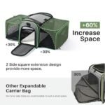 Airline Approved Pet Carrier with Wheels and Expandable Space - Image 7