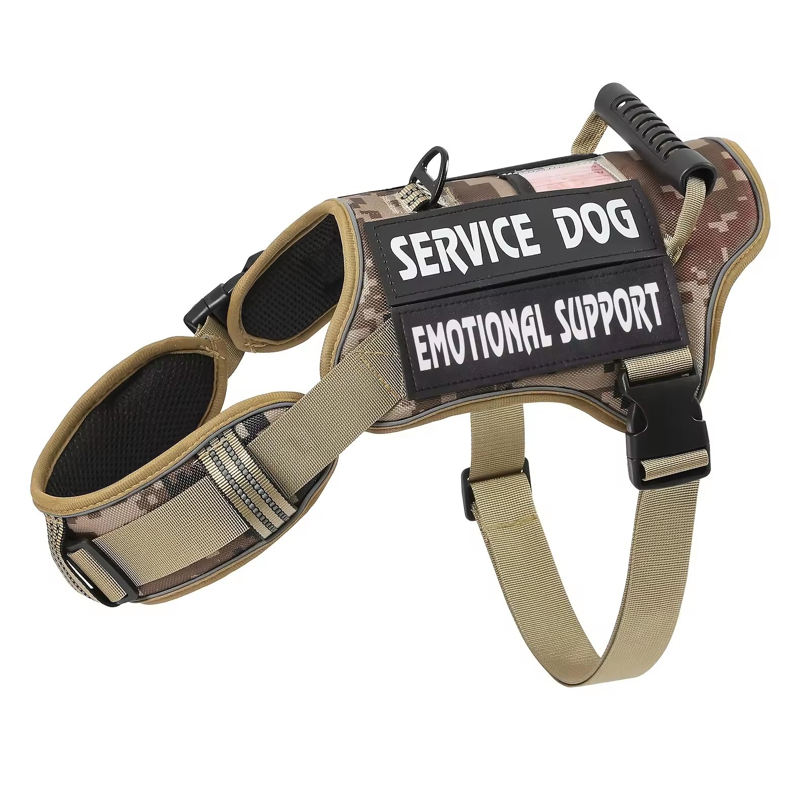 189ebdf5-78d1-4057-91cb-9467ef626087.jpg Adjustable Tactical Dog Harness with Camouflage Pattern - Image 1