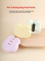 Silicone Dog Treat Bag with Hanging Buckle for Training - Image 4