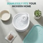 White Cat Drinking Fountain with Filtered Water - Image 4