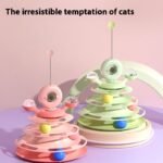 Four-Layer Interactive Cat Toy with Rolling Balls - Image 2