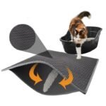Waterproof Honeycomb Cat Litter Mat - Durable & Easy Clean