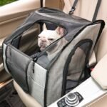 Portable Foldable Waterproof Pet Car Cage with Dog Mat - Image 2