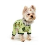 Grass Green Cotton Casual Dog Shirt, XS-XXL - Image 2