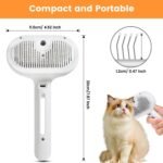 3-in-1 Pet Steam Brush with Spray for Cat and Dog Grooming - Image 2