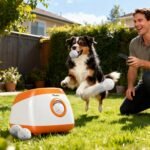 Automatic Dog Ball Launcher with Remote Control and Adjustable Distance