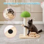 Mushroom Cat Scratching Post with Interactive Ball Toy - Image 7