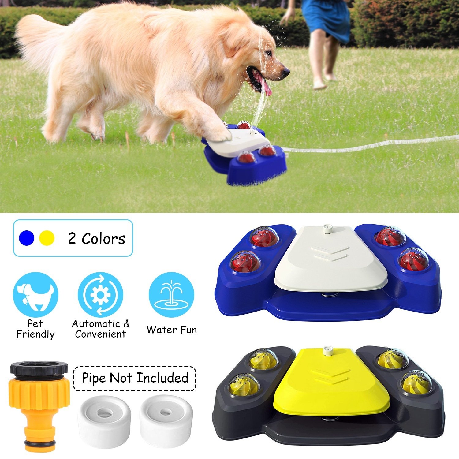 34a10480-a562-4a87-b4d9-658867c7125c.jpg Automatic Dog Water Fountain with Playful Sprinklers - Image 1