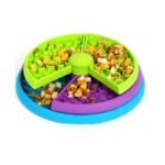 3-in-1 Slow Feeder Bowl for Dogs with Interactive Puzzle & Lick Mat