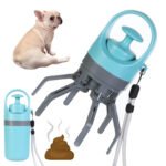 Portable dog pooper scooper with bag dispenser