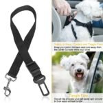 2-Pack Adjustable Dog Car Seat Belt Leash for Pet Safety - Image 3