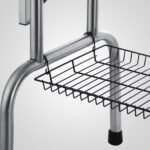 Adjustable Folding Dog Grooming Table with Storage Rack - Image 3