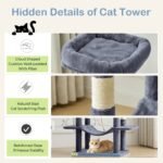Multi-Level Cat Tree with Cozy Condos and Perches - Image 9