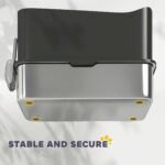 Stainless Steel Top-Entry Cat Litter Box with Scoop - Black - Image 8