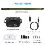 Rechargeable Anti Bark Dog Collar with Vibration & Static Modes - Image 9