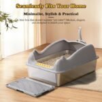 Large Stainless Steel Cat Litter Box - Durable & Easy to Clean - Image 8