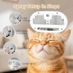 3-in-1 Pet Steam Brush with Spray for Cat and Dog Grooming - Image 3