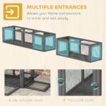 Flexible Outdoor Cat Play Tunnel with 8 Doors for Cats Under 10 lbs - Image 5