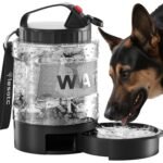 Portable Dog Travel Water Bottle with Collapsible Bowl - 77oz - Image 3