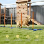 Adjustable Dog Agility Course Set with Carry Bag - Image 8
