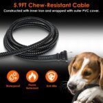 Heated Pet Water Bowl for Cats and Dogs – 74oz Capacity, Waterproof - Image 3