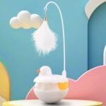 Interactive Resin Duck Cat Toy for Fun Indoor Play - Image 6