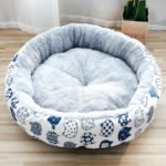 Cozy Padded Pet Bed for Dogs and Cats with Round Cotton Filling - Image 4