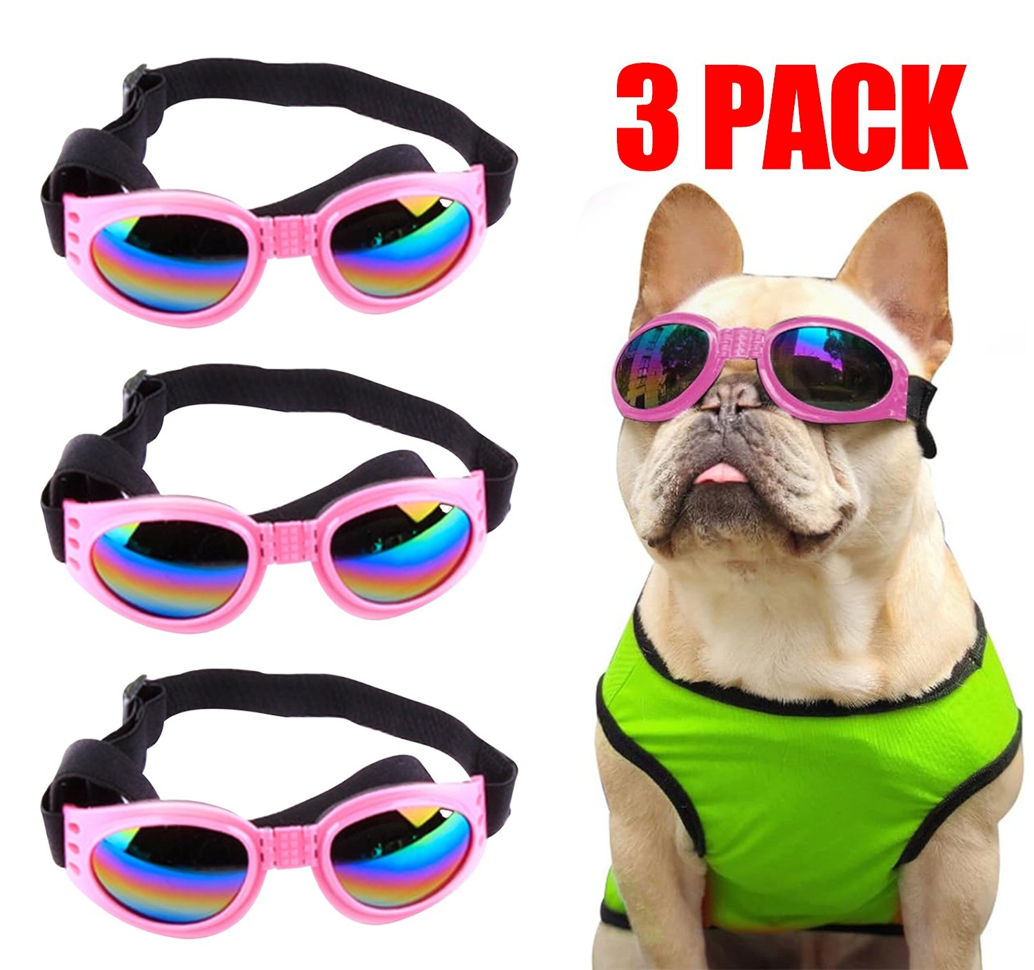 685574b3-2aea-4616-9273-fed29c6e6dbe.jpg UV Protection Pet Sunglasses for Small & Medium Dogs and Cats - Image 1