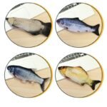 Simulation Electric Plush Fish Cat Toy with Movement