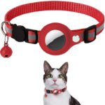 Reflective Waterproof Nylon Collar Holder Case for AirTag - Pet ID Cover for Cats & Dogs - Image 10