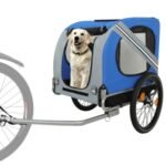 Large Folding Dog Bike Trailer - 120LB Capacity, All-Terrain Carrier - Image 8