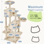 Multi-Level Cat Tree with Cozy Condos and Perches - Image 2