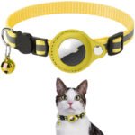 Reflective Waterproof Nylon Collar Holder Case for AirTag - Pet ID Cover for Cats & Dogs - Image 3