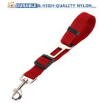 Adjustable Nylon Pet Dog Car Seat Safety Leash - Image 2