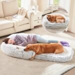 Gray Pet Bed for Cats and Dogs