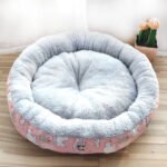 Cozy Padded Pet Bed for Dogs and Cats with Round Cotton Filling - Image 2