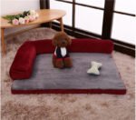 Corduroy Pet Sofa with Non-Slip Padding - Multiple Sizes - Image 9