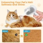 3-in-1 Pet Steam Brush with Spray for Cat and Dog Grooming - Image 5