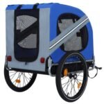 Large Folding Dog Bike Trailer - 120LB Capacity, All-Terrain Carrier - Image 7