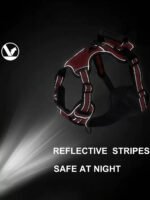 Adjustable Camouflage Dog Harness with Collapsible Bowl - Image 8