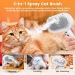 3-in-1 Pet Steam Brush with Spray for Cat and Dog Grooming - Image 9