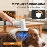 5-in-1 Quiet Dog Grooming Kit with Safe Hair Dryer - Image 5