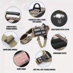 Adjustable Tactical Dog Harness with Camouflage Pattern - Image 10