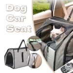 Portable Foldable Waterproof Pet Car Cage with Dog Mat