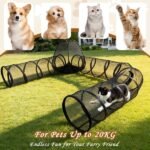 Portable Outdoor Cat Enclosure and Tunnel Playpen - Image 2